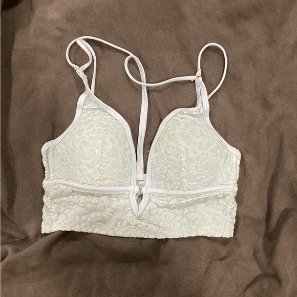 PINK Victoria's Secret Other - PINK Victoria’s Secret Velvet Bralette in Baby Blue